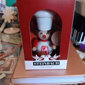 Steinbach Wooden Chef Nutcracker - Red and White